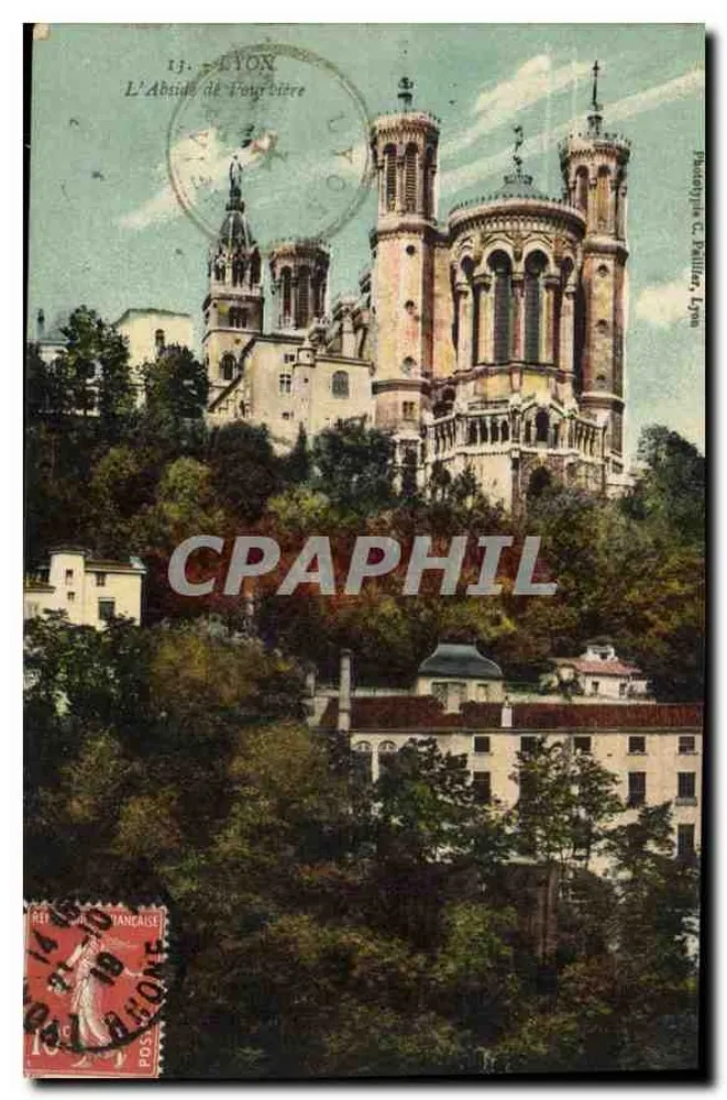A Abadia de Tourrette — Lyon — Fototipia C. Paillier, Lyon - Frente
