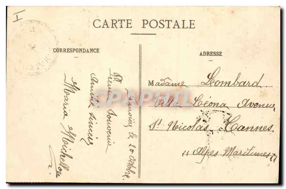 A Abadia de Tourrette — Lyon — Fototipia C. Paillier, Lyon - Verso