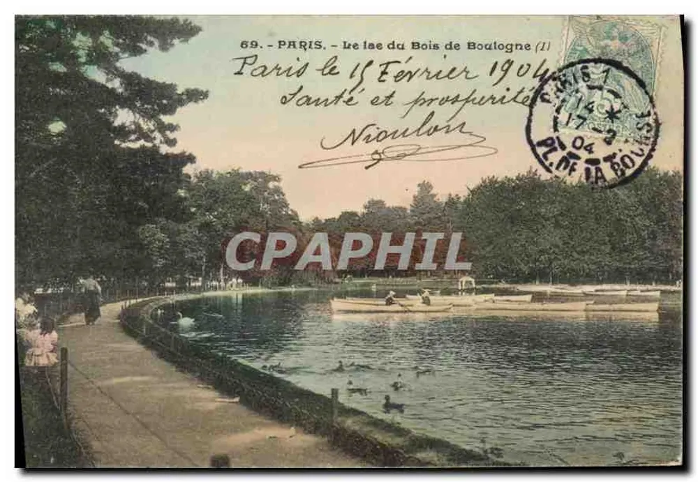Paris - Le lac du Bois de Boulogne — anonymer Verlag, n° 69 - Vorderseite