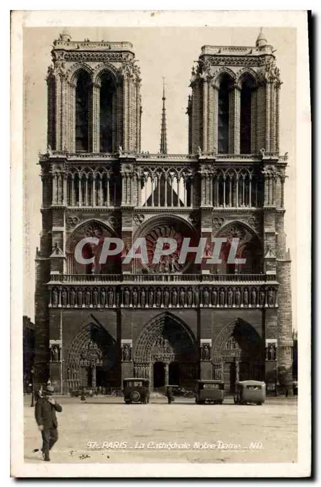 Paris - A Catedral Notre-Dame - NO. 97 - Frente