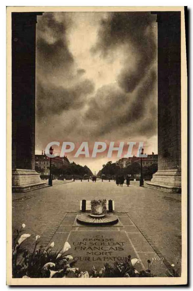 Tombe van de Onbekende Soldaat — Boog van Triomf — Edities d'Art Yvon, Parijs - Voorkant