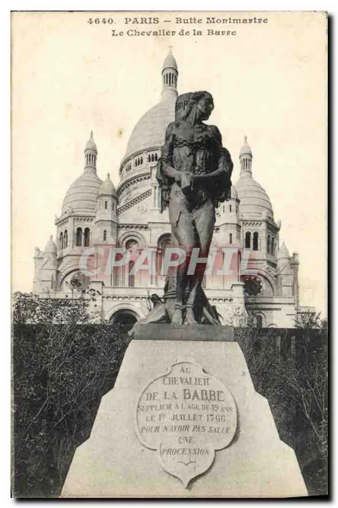 Paris - Butte Montmartre — Der Ritter von La Barre — n°4640 - Vorderseite