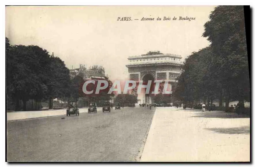 Paris — Avenue du Bois de Boulogne — Verlag unbekannt - Vorderseite