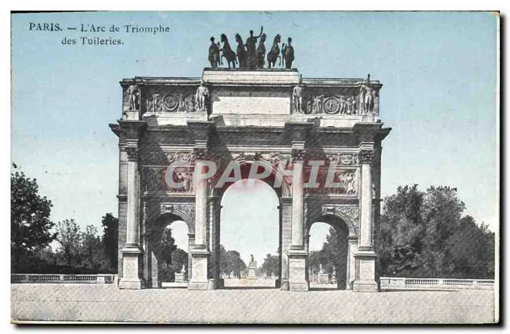 Parijs — De Arc de Triomphe des Tuileries — Serie-nummer niet zichtbaar - Voorkant