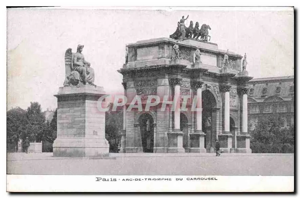 Paris - Arco do Triunfo do Carrousel — editor não identificado - Frente