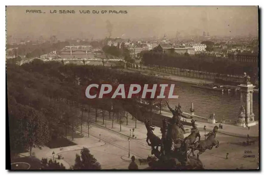 Parigi — La Senna vista dal 6° Palazzo — 226 - Recto