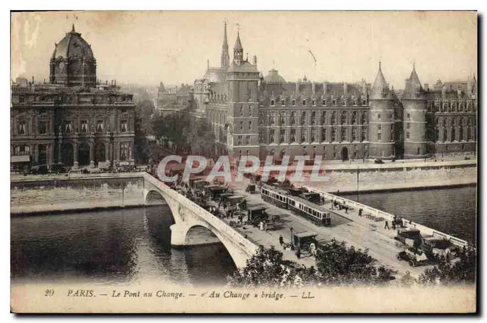 PARIS — O Pont-au-Change — LL - Frente