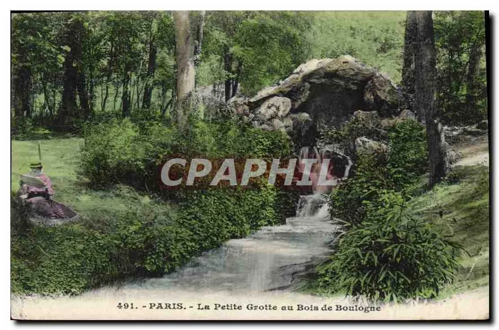 Paris — Die kleine Höhle im Bois de Boulogne — n°491 - Vorderseite