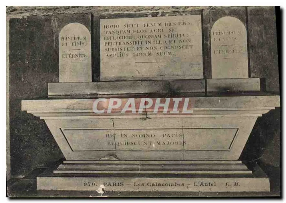 Les Catacombes — L'Autel — éditeur L'Autel, n° 970 - Frente