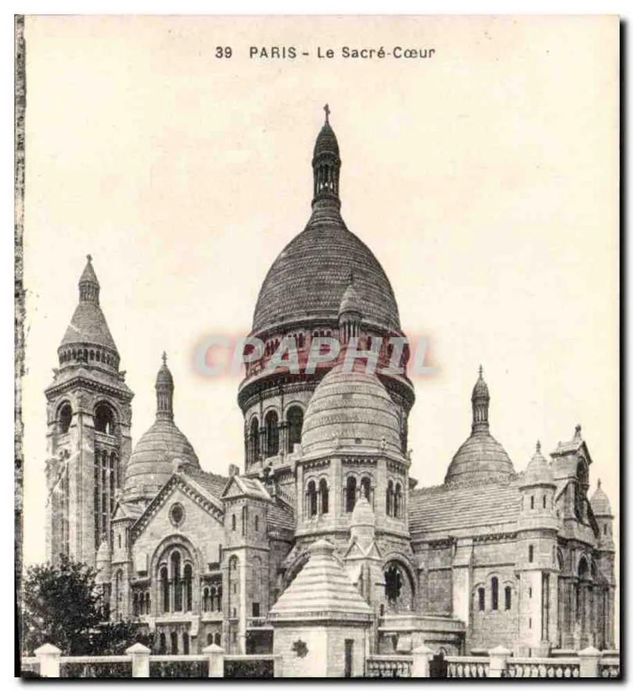 Paris - A Basílica do Sagrado Coração — n° 39 - Frente