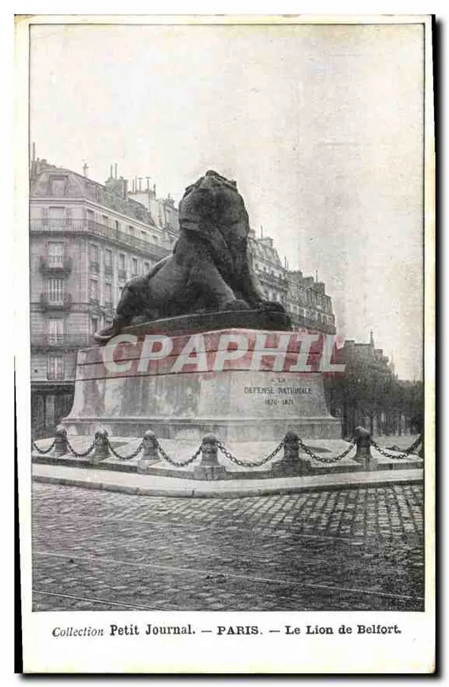 O Leão de Belfort — Defesa Nacional 1870-1871 — Coleção Petit Journal - Frente