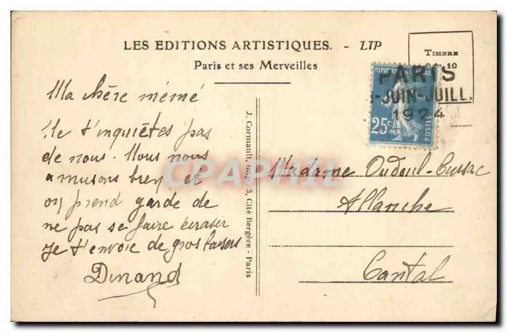 PARIS — Wielki Pałac — LIP - Rewers