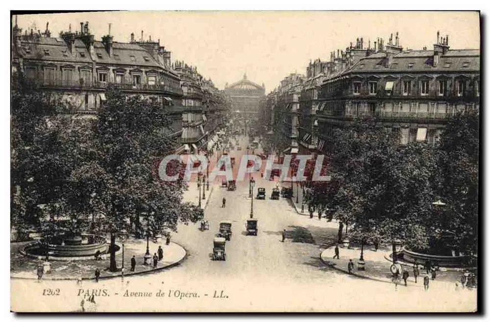 Paris - Avenue de l'Opéra — LL. n° 1202 - Frente