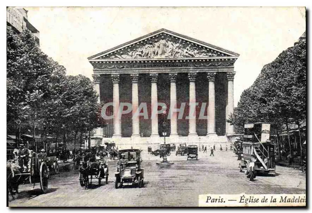 Paris — Igreja da Madeleine — Editor não identificado - Frente