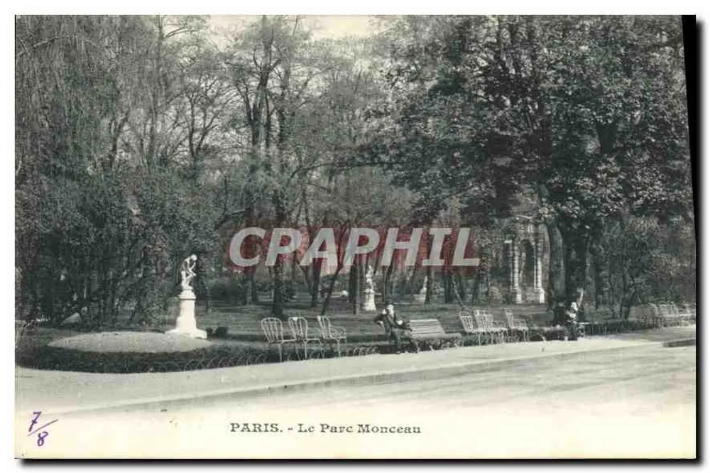 PARIS - O Parc Monceau — editor anônimo, n° 78 - Frente