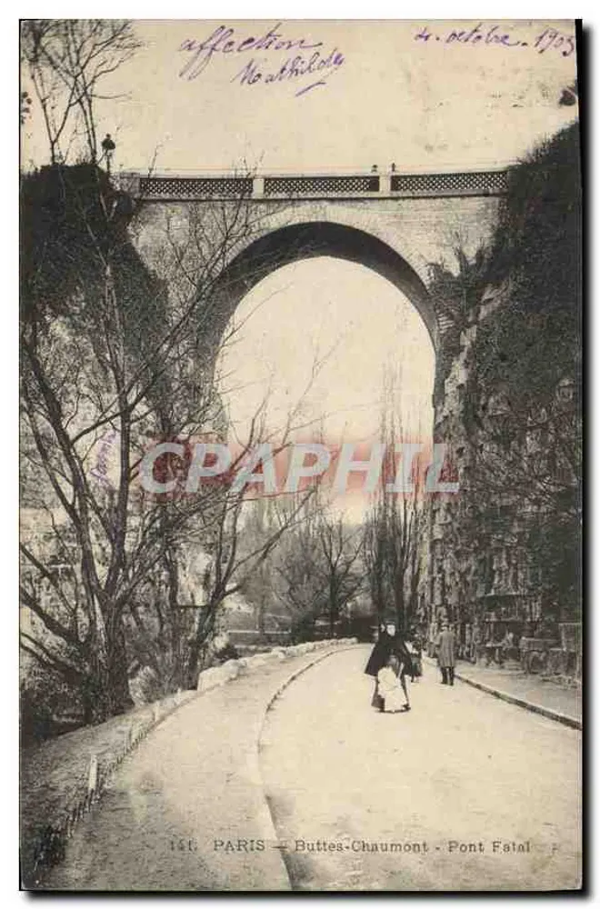 Paris — Buttes-Chaumont — Pont Fatal — n° 161 - Vorderseite