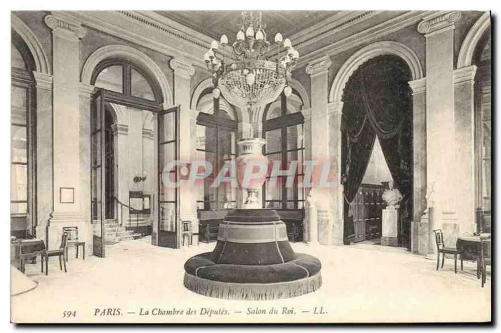 Paris — Die Kammer der Abgeordneten — Königssaal — LL. — n° 594 - Vorderseite