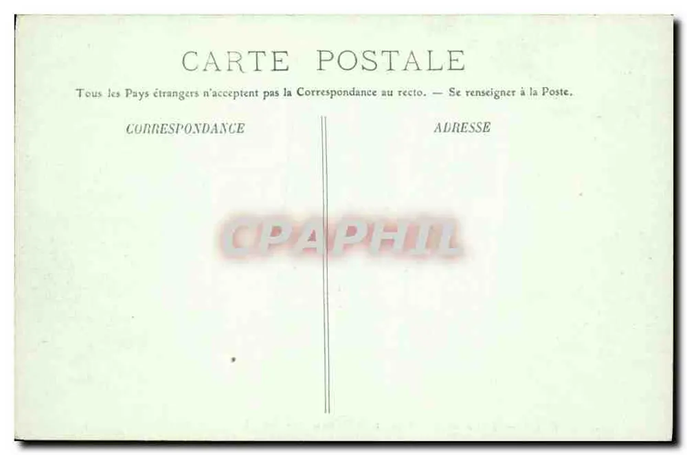 Paris — Die Kammer der Abgeordneten — Königssaal — LL. — n° 594 - Rückseite