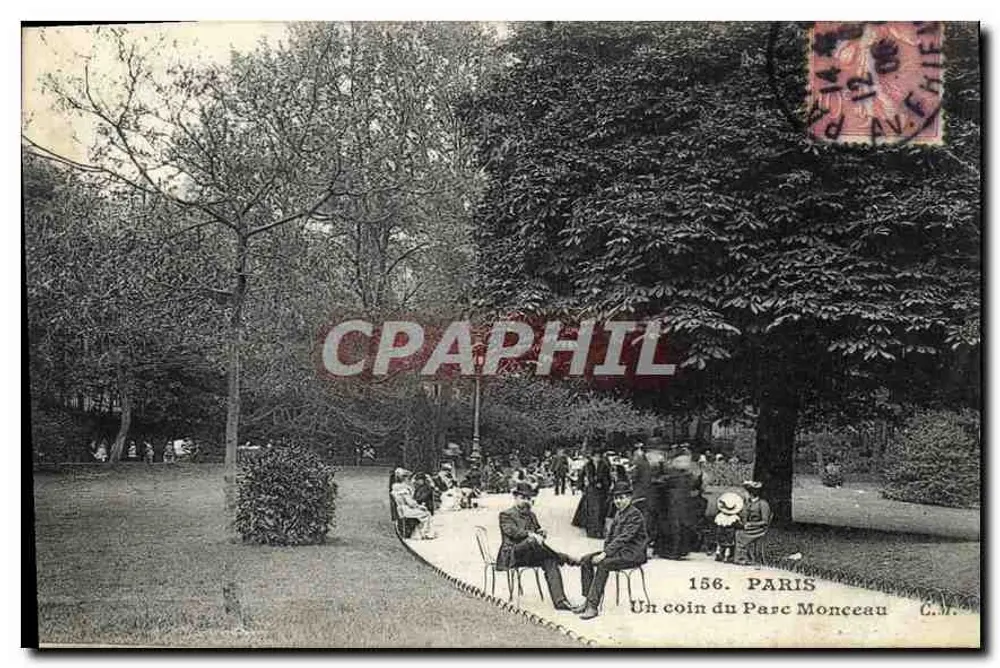 Um canto do Parc Monceau — Paris — C.M. n°156 - Frente