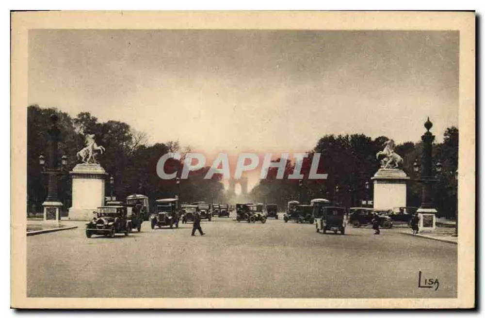 Os cavalos de Marly e os Champs-Élysées — Série LISA — n°32 - Frente