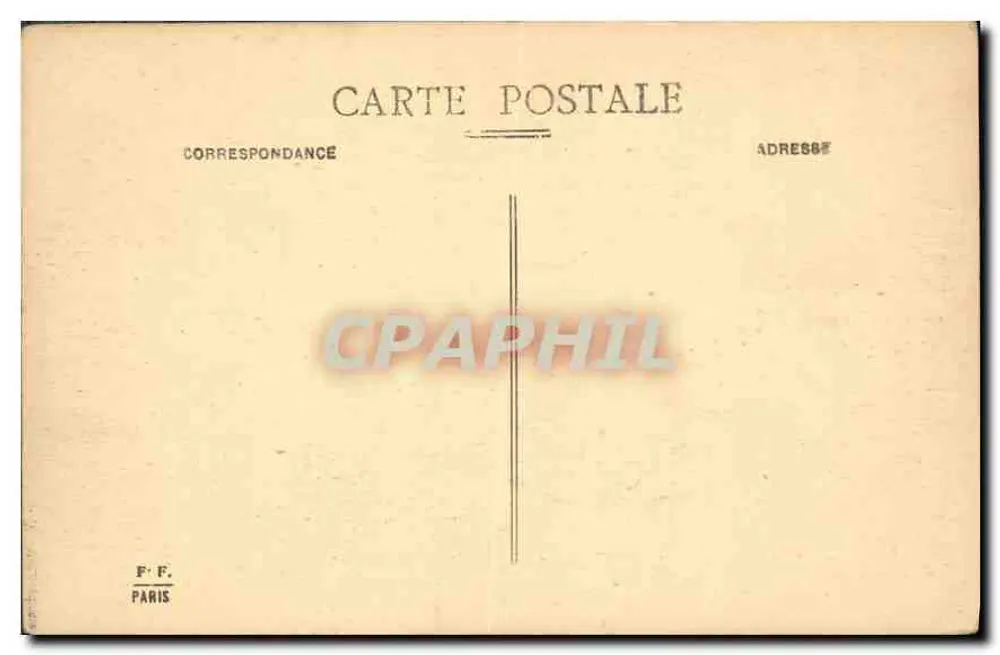 Paris - Avenida dos Campos Elísios — vista da praça da Concorde com veículos — editor F.F. Paris, n° 52 - Verso