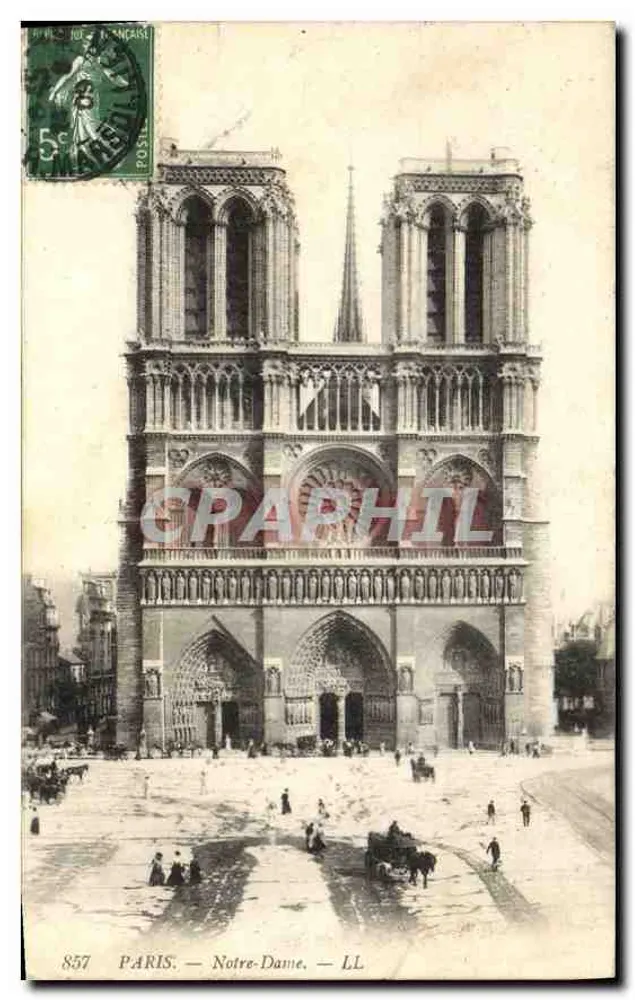 Paris — Notre-Dame — LL — n° 857 - Frente