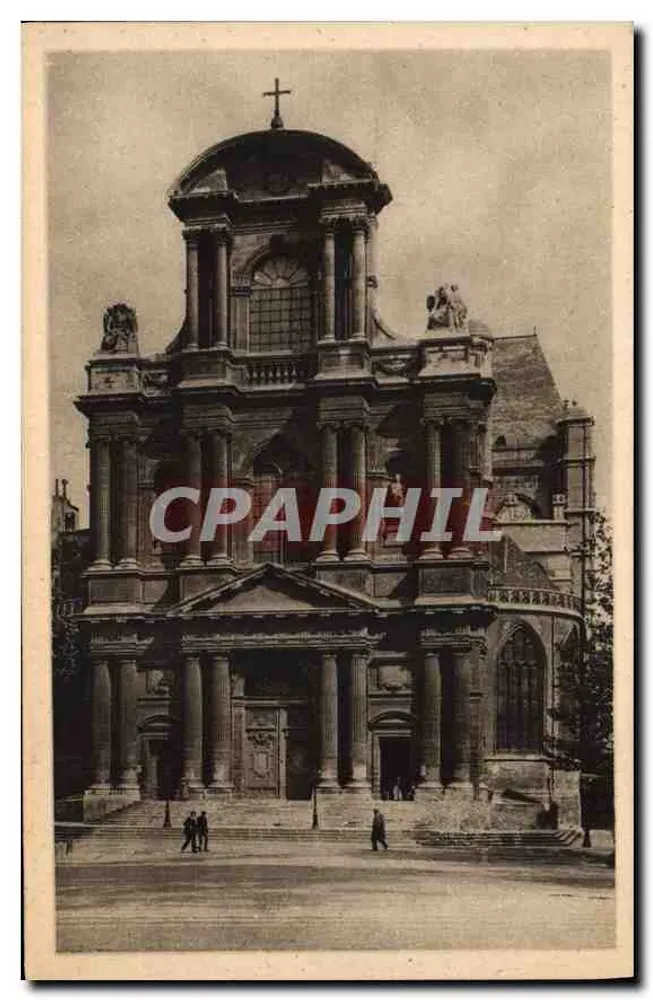 Igreja de Saint-Gervais — Paris — Editor Lévy e Seudrein - Frente