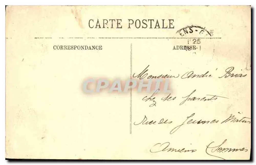 Paris — Avenue du Bois de Boulogne — I.L. - Rückseite