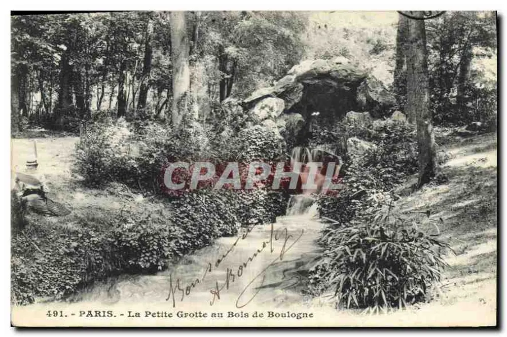 Paris — Die kleine Höhle im Bois de Boulogne — anonymer Verlag, Nr. 491 - Vorderseite