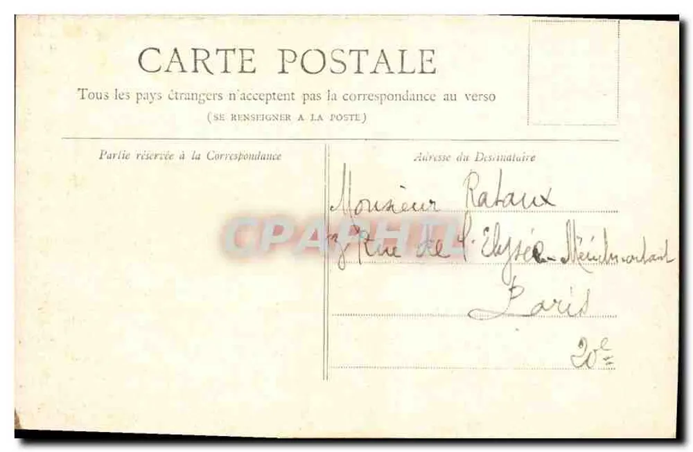 O Val de Grâce — Paris — Coleção Petit Journal - Verso