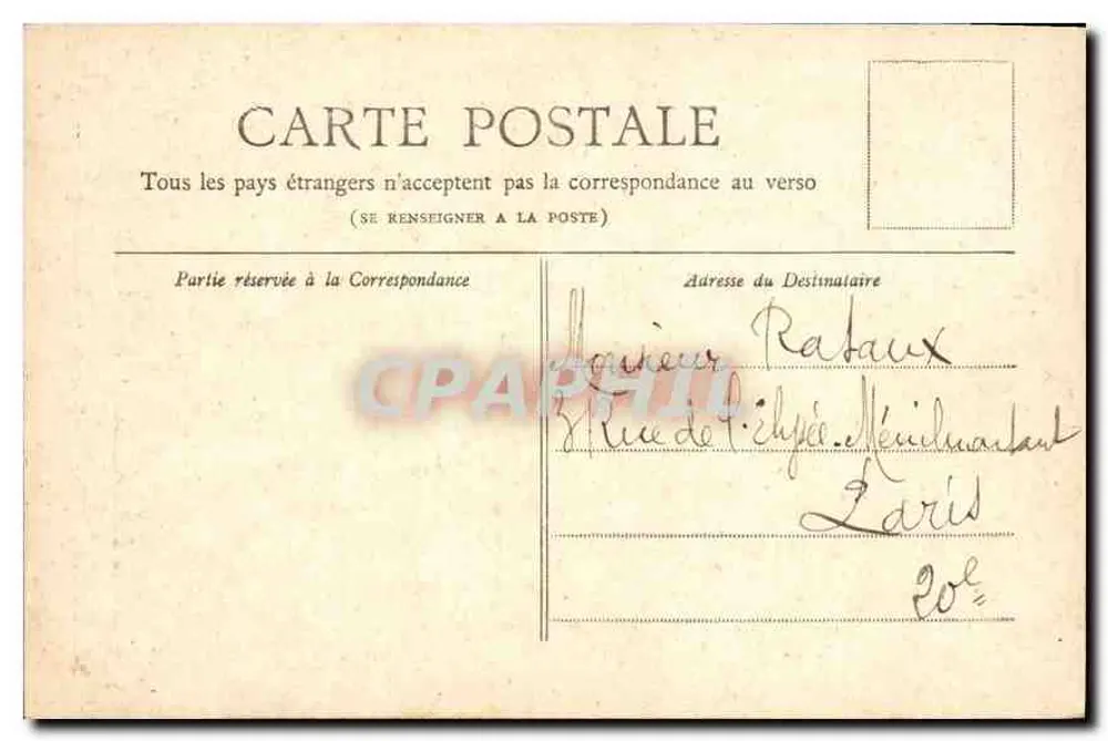 Monumento de Gambetta — Paris — Coleção Petit Journal - Verso