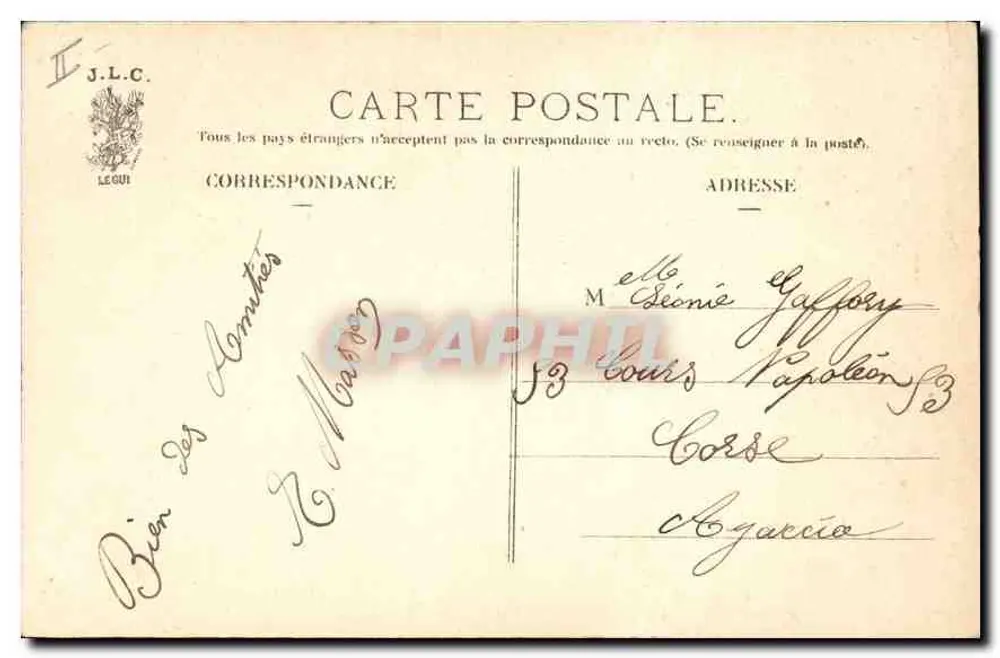 PARIS — Ehemalige Abtei Saint-Martin-des-Champs — errichtet 1095. J.L.C. - Rückseite