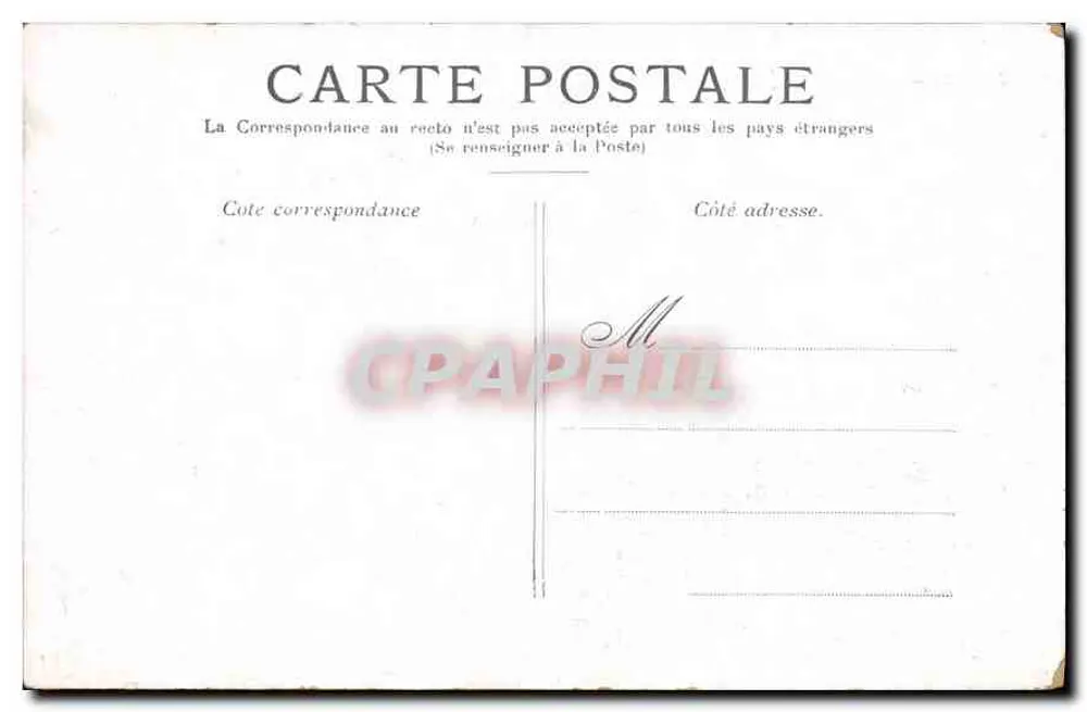 Paris — A Madeleine - Verso