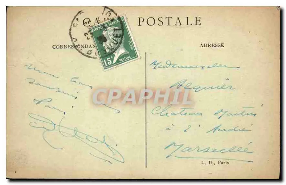 Paris — A Madeleine — A Igreja da Madeleine — L. D. - Verso