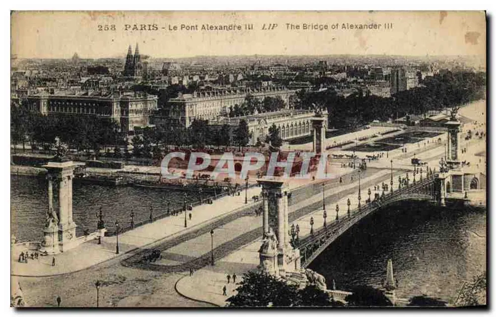 Paris - O Ponte Alexandre III — edição LIP, n° 258 - Frente