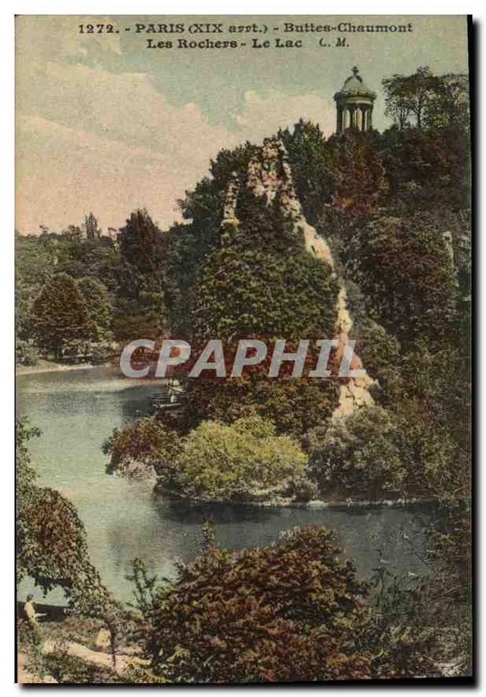 Die Felsen - Der See - Buttes-Chaumont - Paris (XIX. Arrondissement) - L.M. - Vorderseite