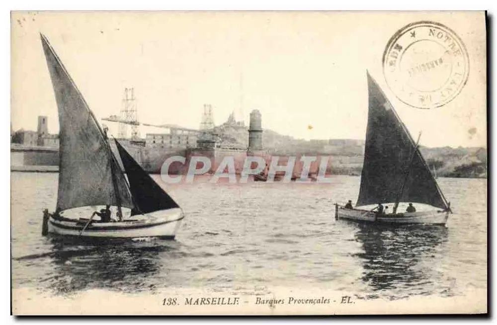 Marselha — Barcos Provençais — ÉL. (n° 138) - Frente