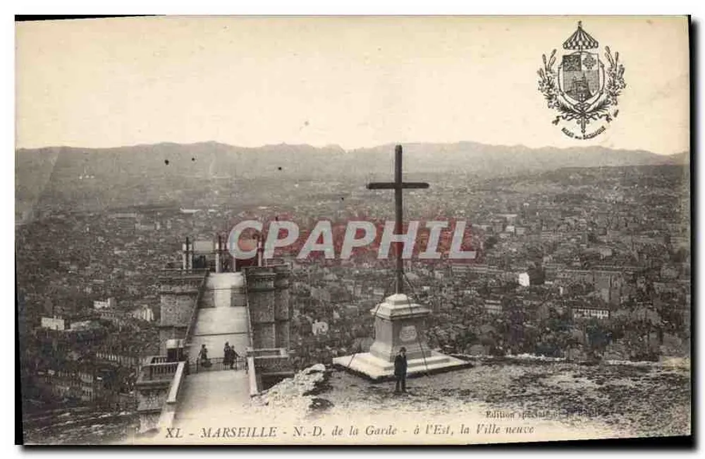 Marseille - N.-D. de la Garde - à l'Est, la Ville neuve — Edição preferida da cidade - Frente