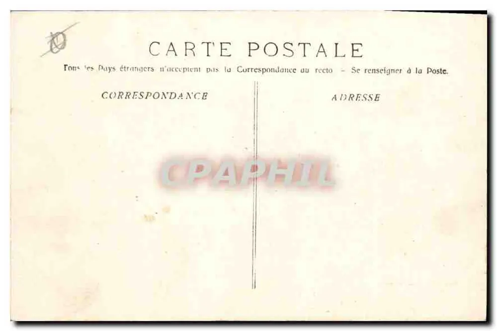 Marseille - Eingang zum Alten Hafen — Verlag Phototypie P. M. Mungella, Nr. 2481 bis - Rückseite