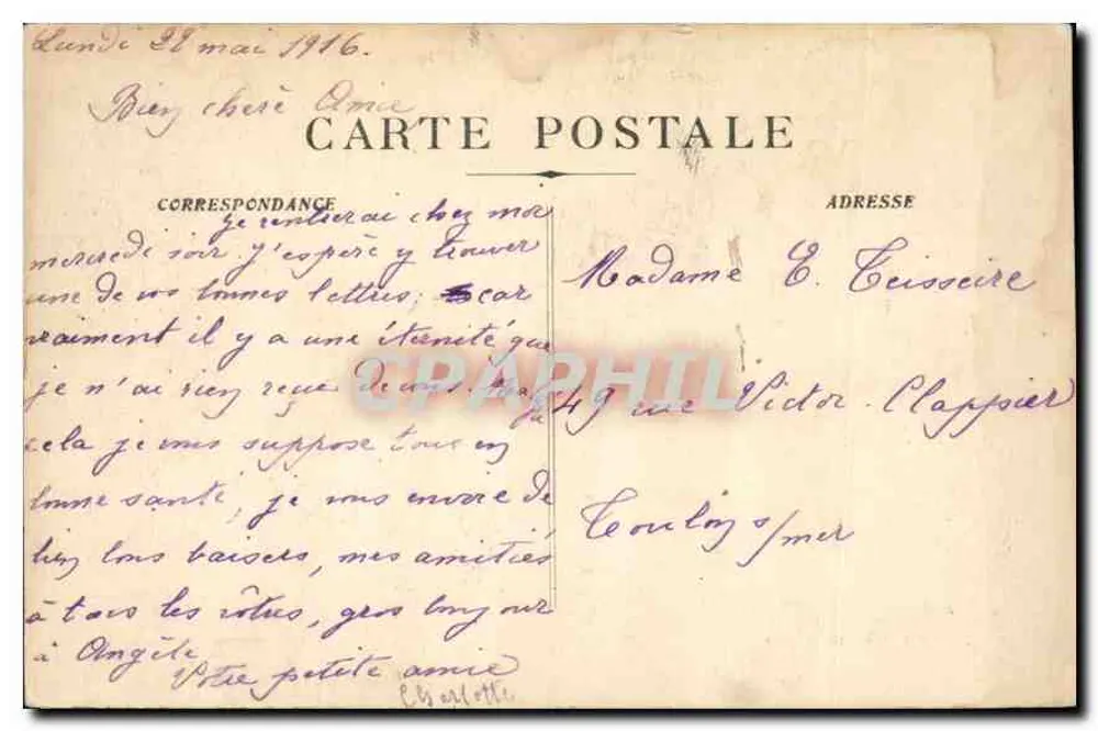 Fontaine e Praça Estrangin — Ménilmontant — editor não visível - Verso