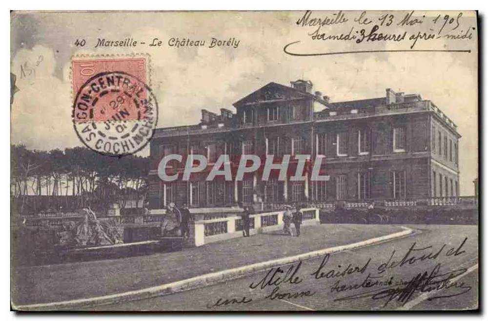Marselha - O Castelo Borély — editor desconhecido, n°40 - Frente