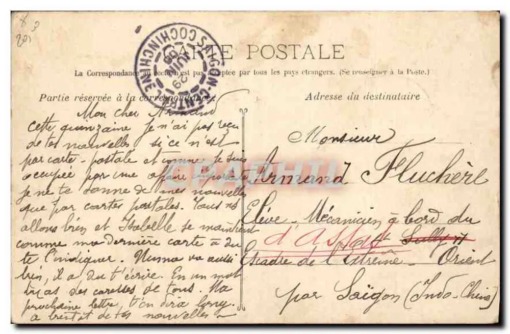 Marselha - O Castelo Borély — editor desconhecido, n°40 - Verso