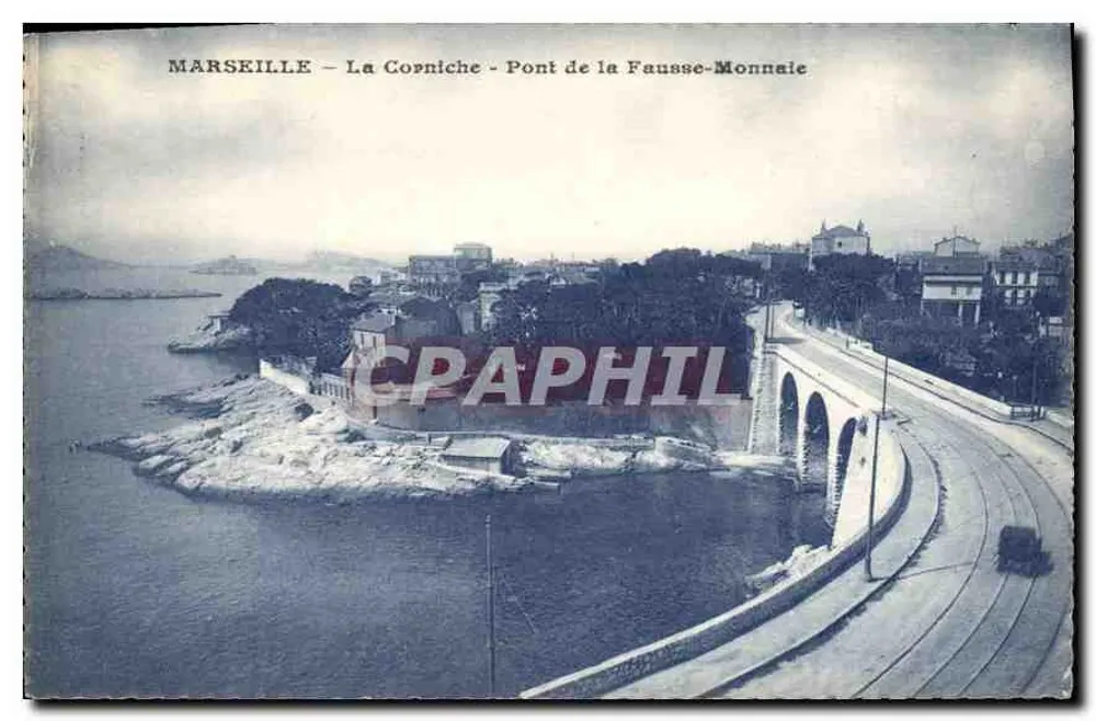 MARSEILLE — Die Corniche — Pont de la Fausse-Monnale - Vorderseite