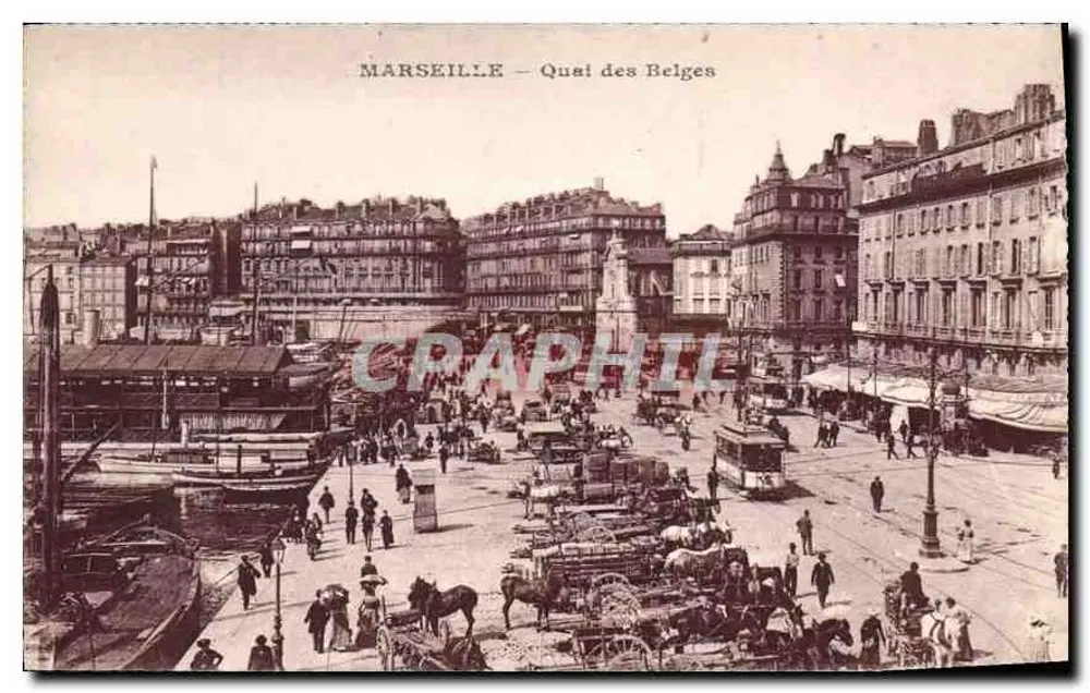 MARSEILLE — Quai dos Belges — Editor Forcalda, n°11 - Frente