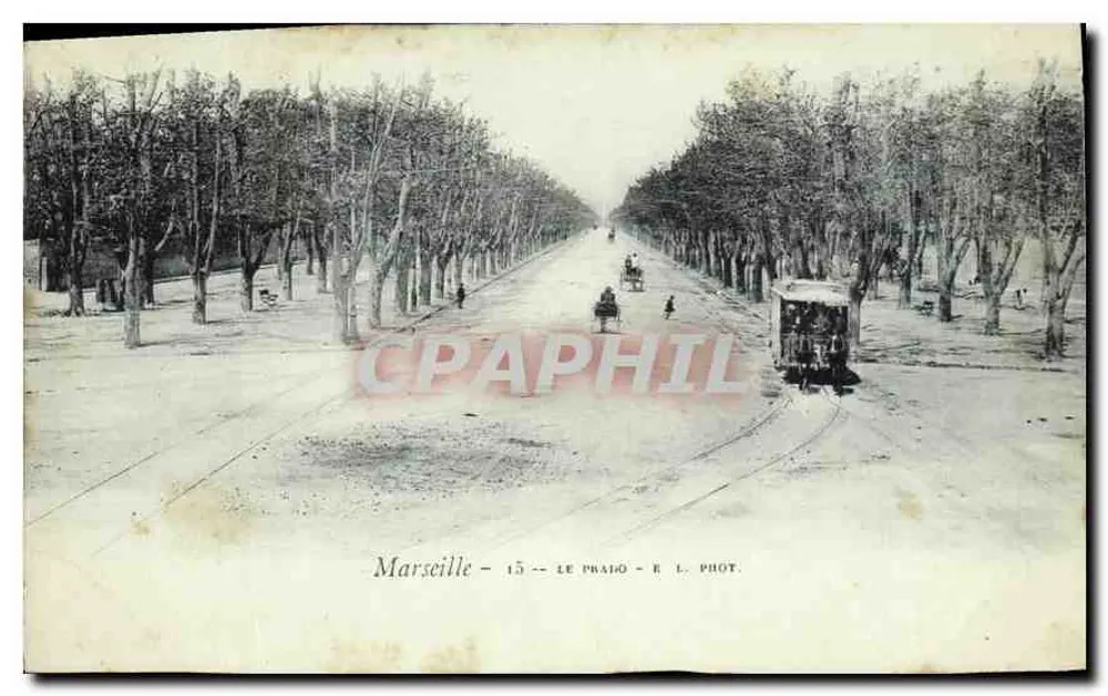 Marselha — Le Prado — E. L. Phot. - Frente