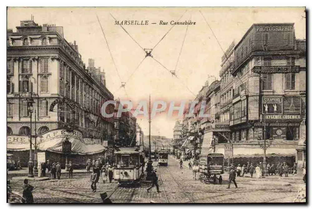 MARSEILLE — Rue Cannebière — Fotógrafo Oxygène Cusenier - Frente