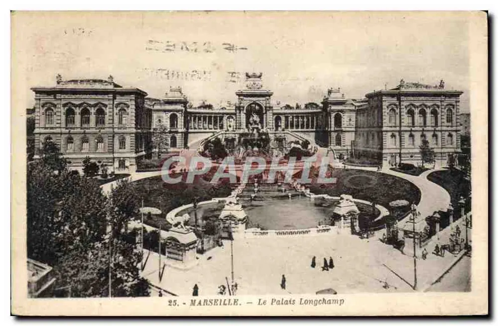 Marseille — O Palácio Longchamp — Edição La Cigogne, n°25 - Frente