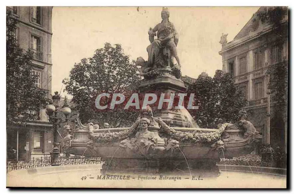 Marseille — Fontaine Estrangin — E.L. n°49 - Frente