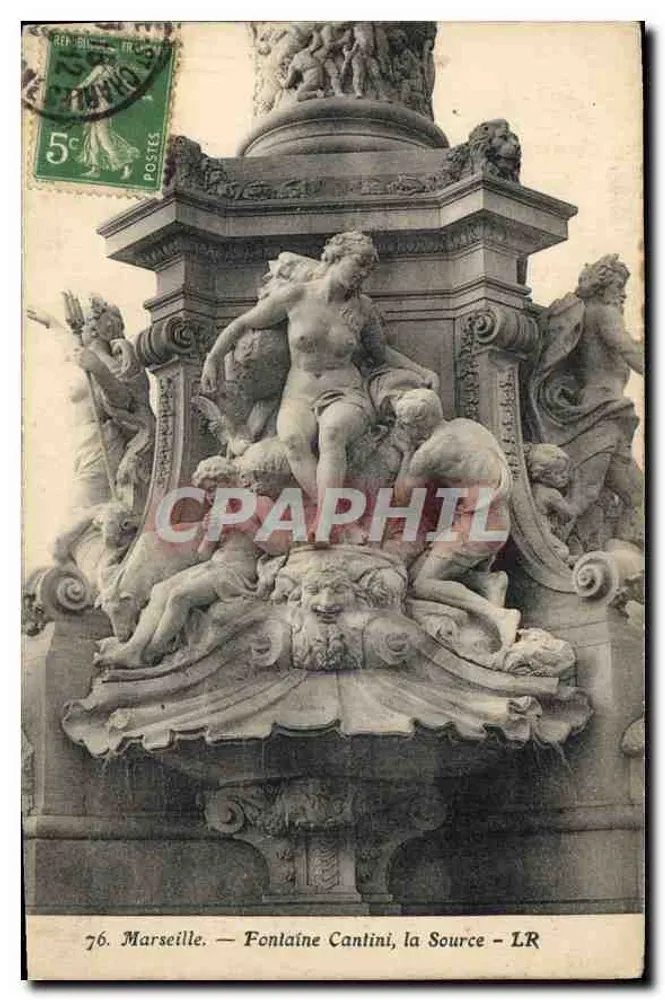 Marselha — Fontaine Cantini, a Fonte — LR - Frente