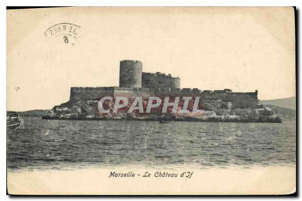 Marselha - O Castelo de If — n° de série 8 - Frente